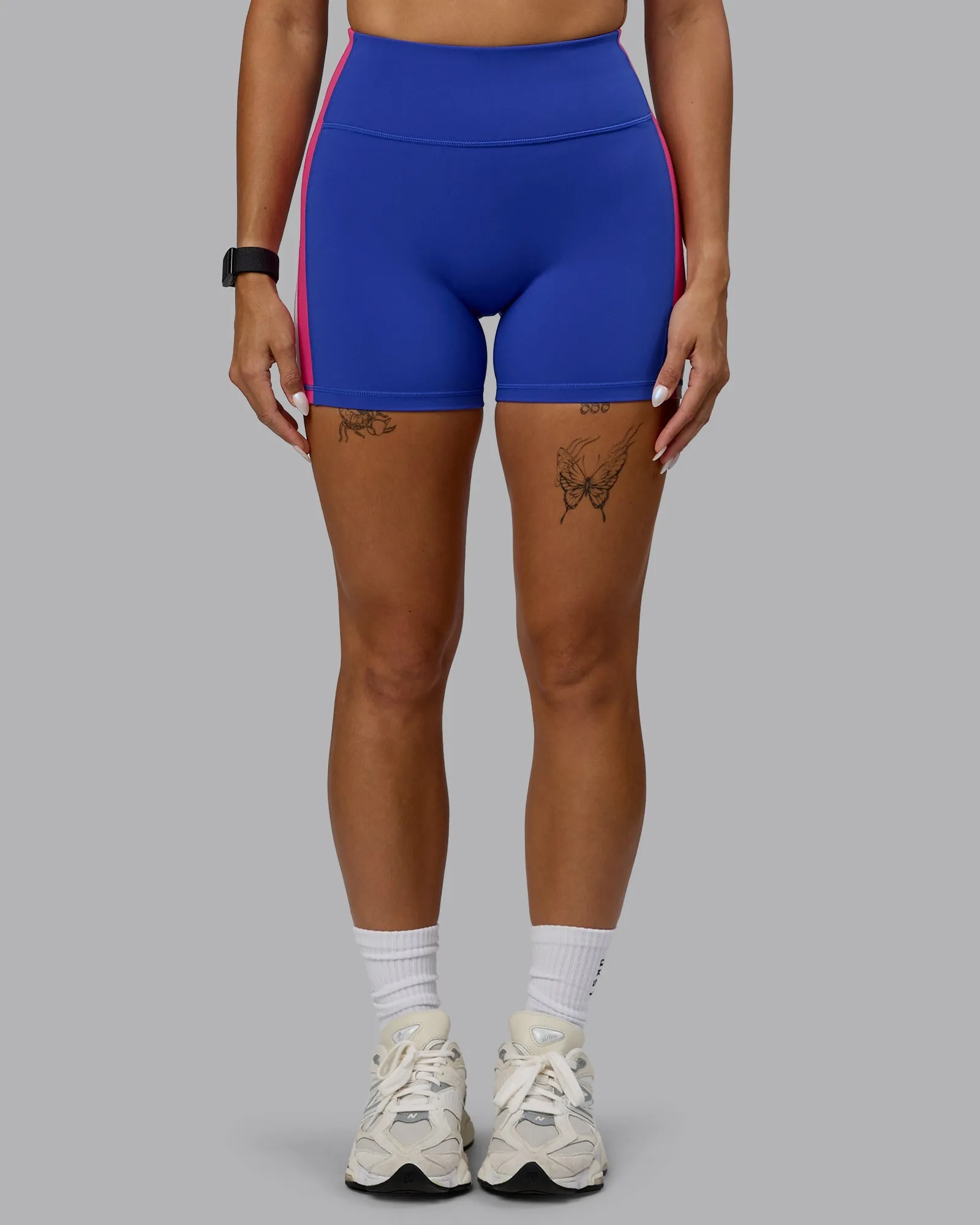 Revitalise X-Short Tights - Power Cobalt-Fuchsia Pink