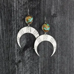 Royston Crescent Moon Earrings LG