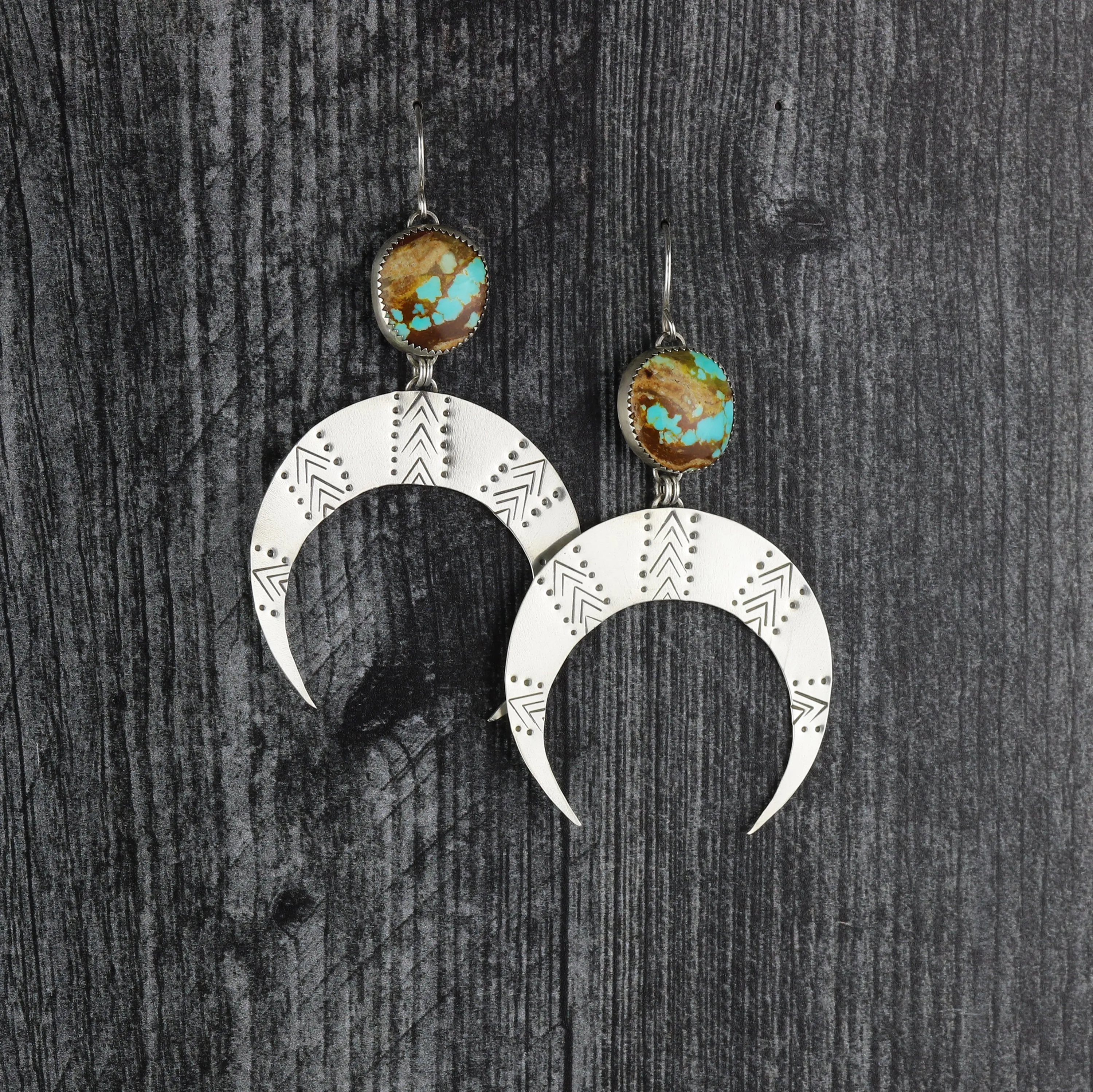 Royston Crescent Moon Earrings LG