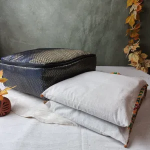 Saree Storage Bags Blue Diamond weaves