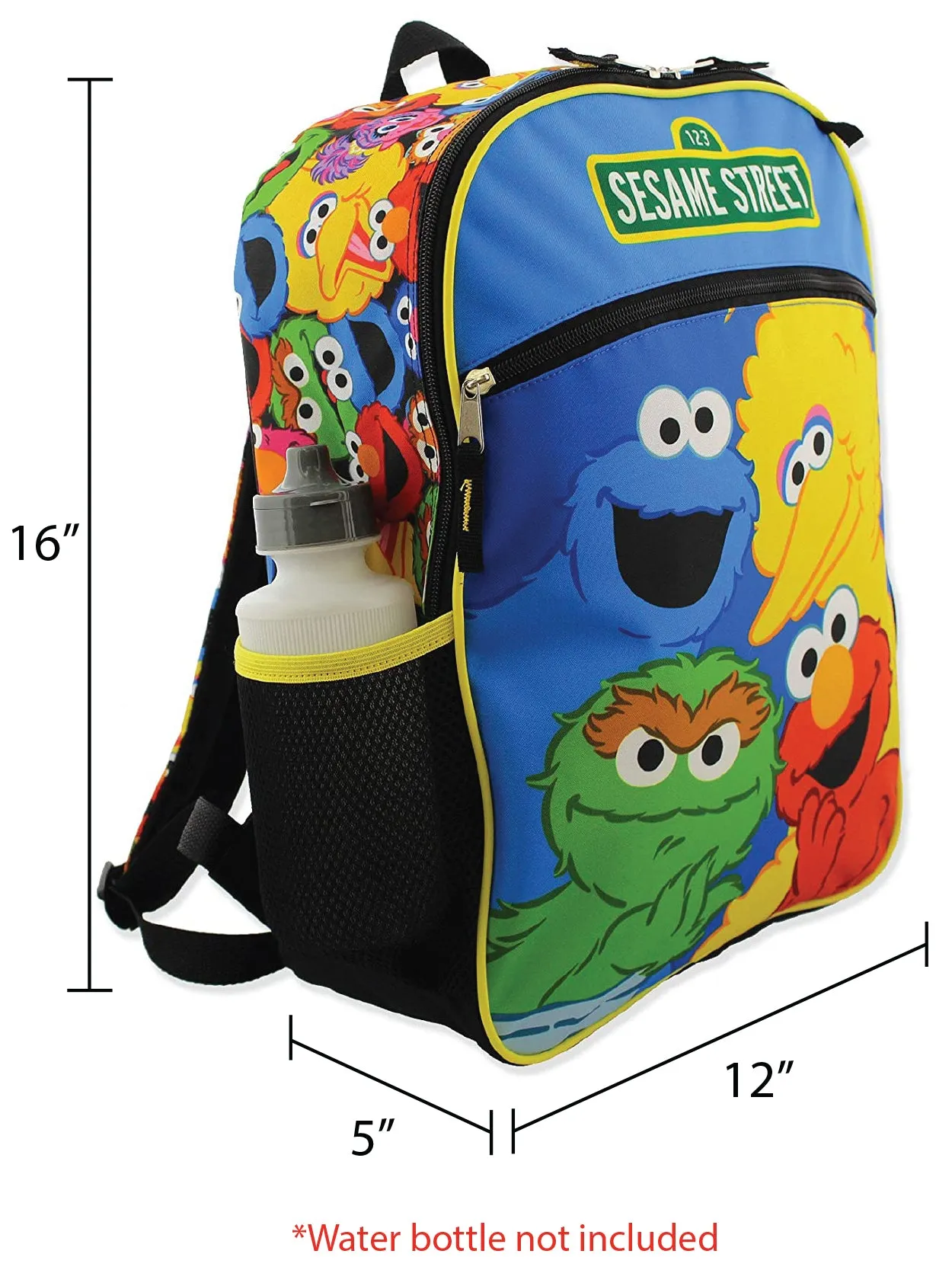 Sesame Street 16" School Backpack Set