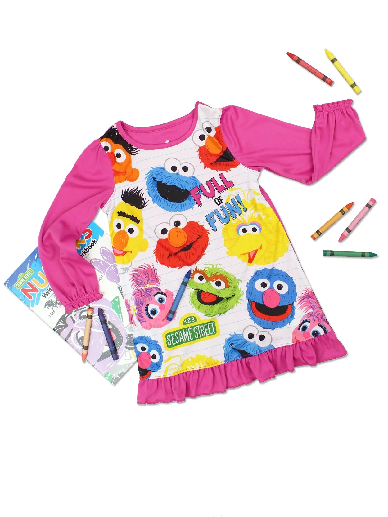 Sesame Street Long Sleeve Nightgown