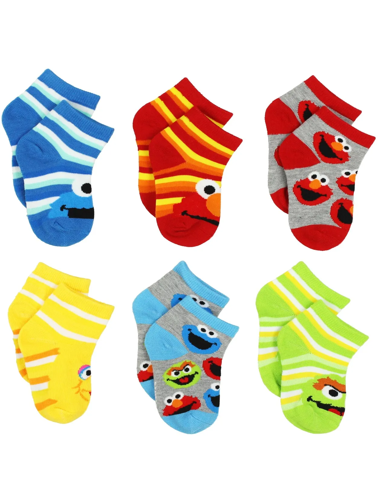 Sesame Street Socks 6-Pack