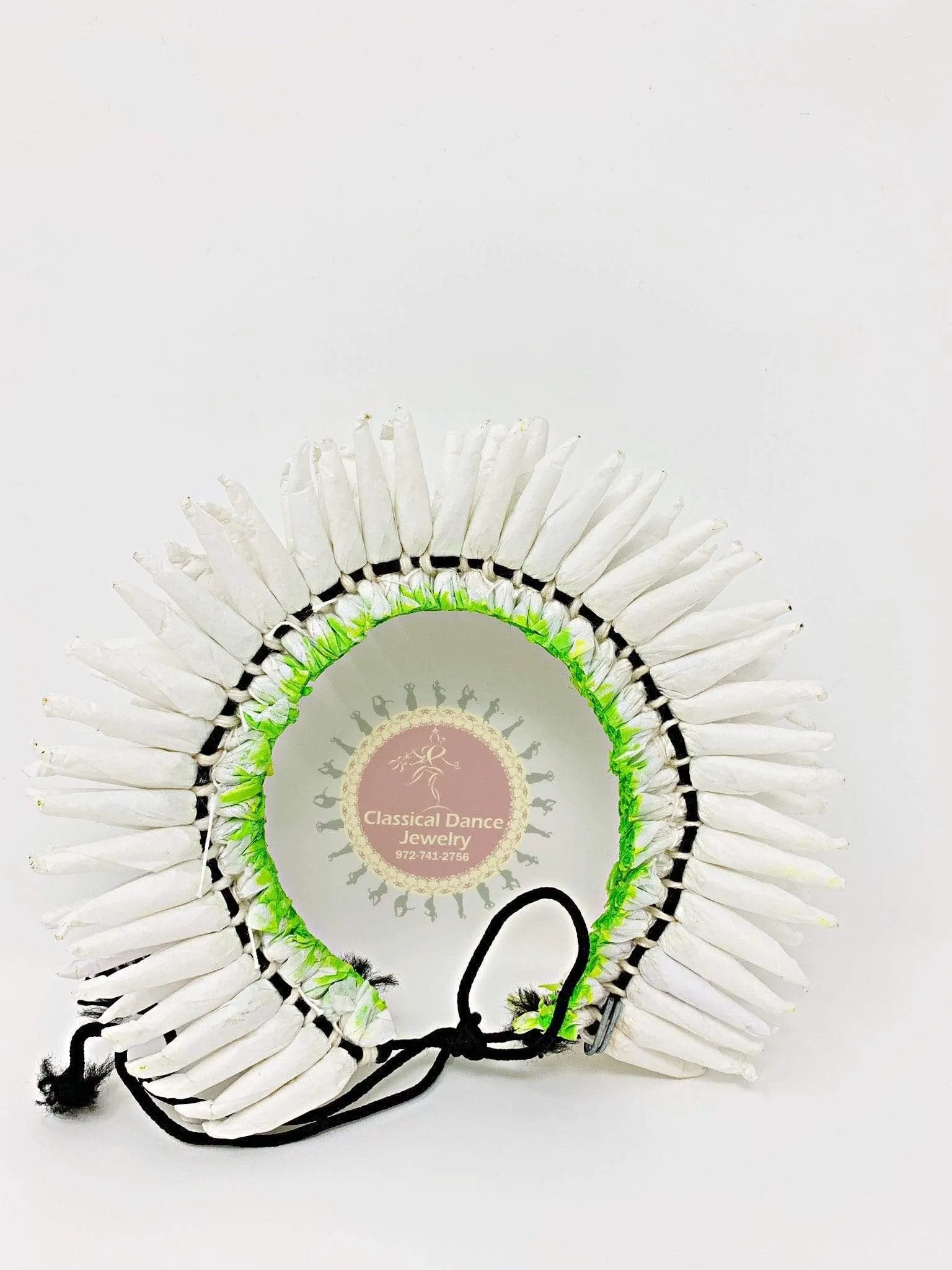 Sharp edged White paper Jasmine flowers | Veni kondai | Bharatanatyam Kuchipudi Dance Events | Classical Dance Jewelry