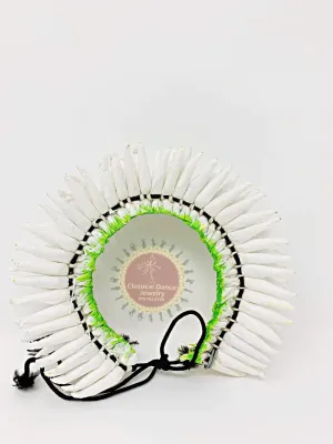 Sharp edged White paper Jasmine flowers | Veni kondai | Bharatanatyam Kuchipudi Dance Events | Classical Dance Jewelry
