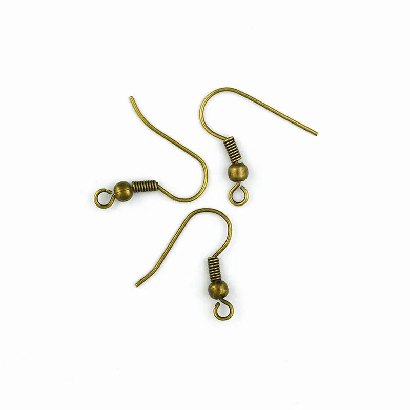 SHEPHERD HOOK EARRINGS BOHO GOLD 10PC