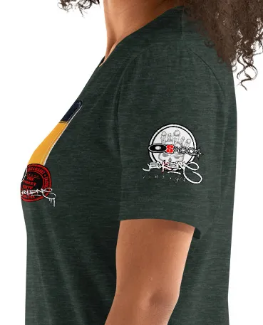 SHORT SLEEVE TEE SHIRT (uniSex) : QUEENS 2021   (JECKONE X oeroSTREETautomotive Custom Classics)