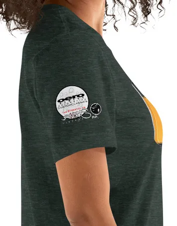 SHORT SLEEVE TEE SHIRT (uniSex) : QUEENS 2021   (JECKONE X oeroSTREETautomotive Custom Classics)