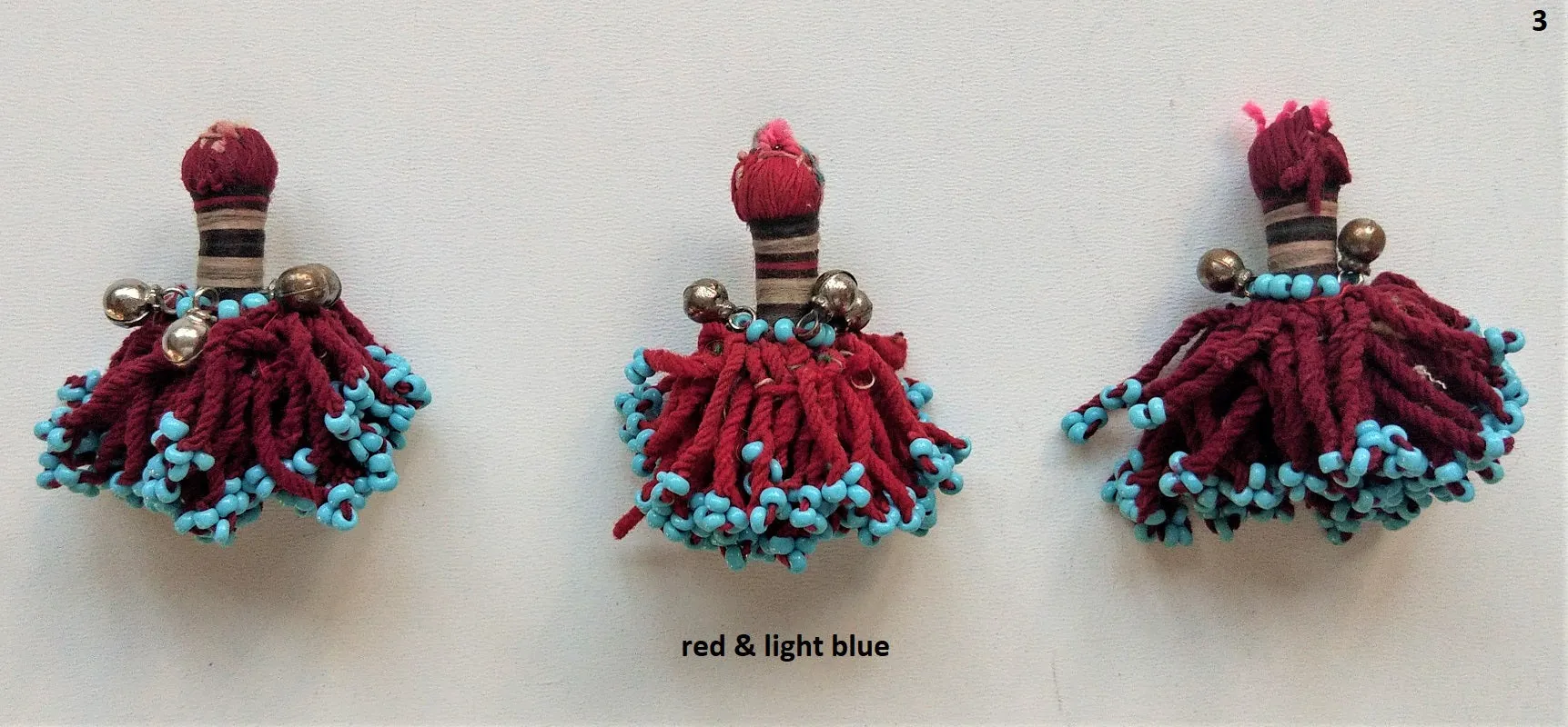 Small vintage Afghan Kuchi tassel -  SMALL vintage Kuchi hanger