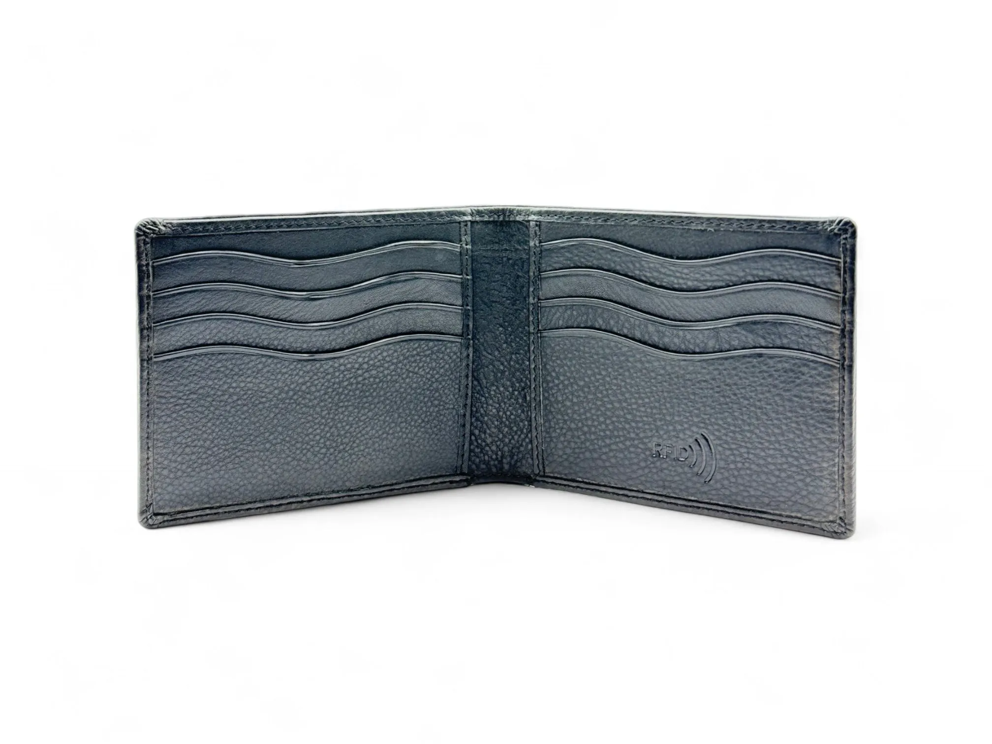 Smooth Premium 8 Card Billfold RFID Wallet #1608