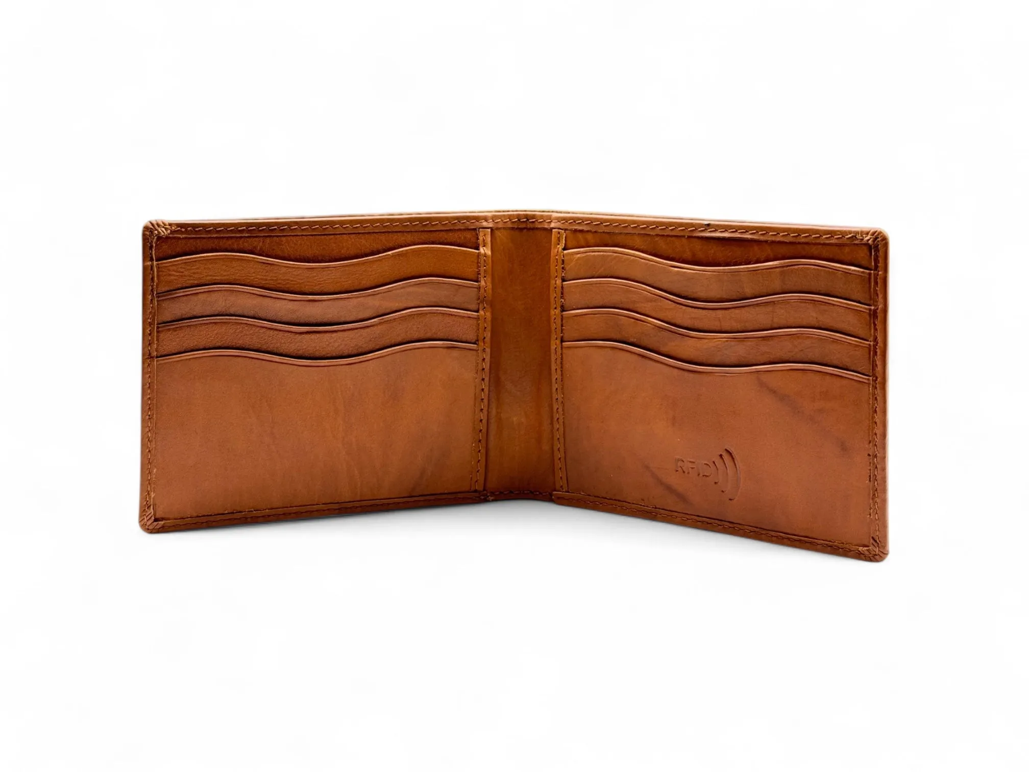 Smooth Premium 8 Card Billfold RFID Wallet #1608