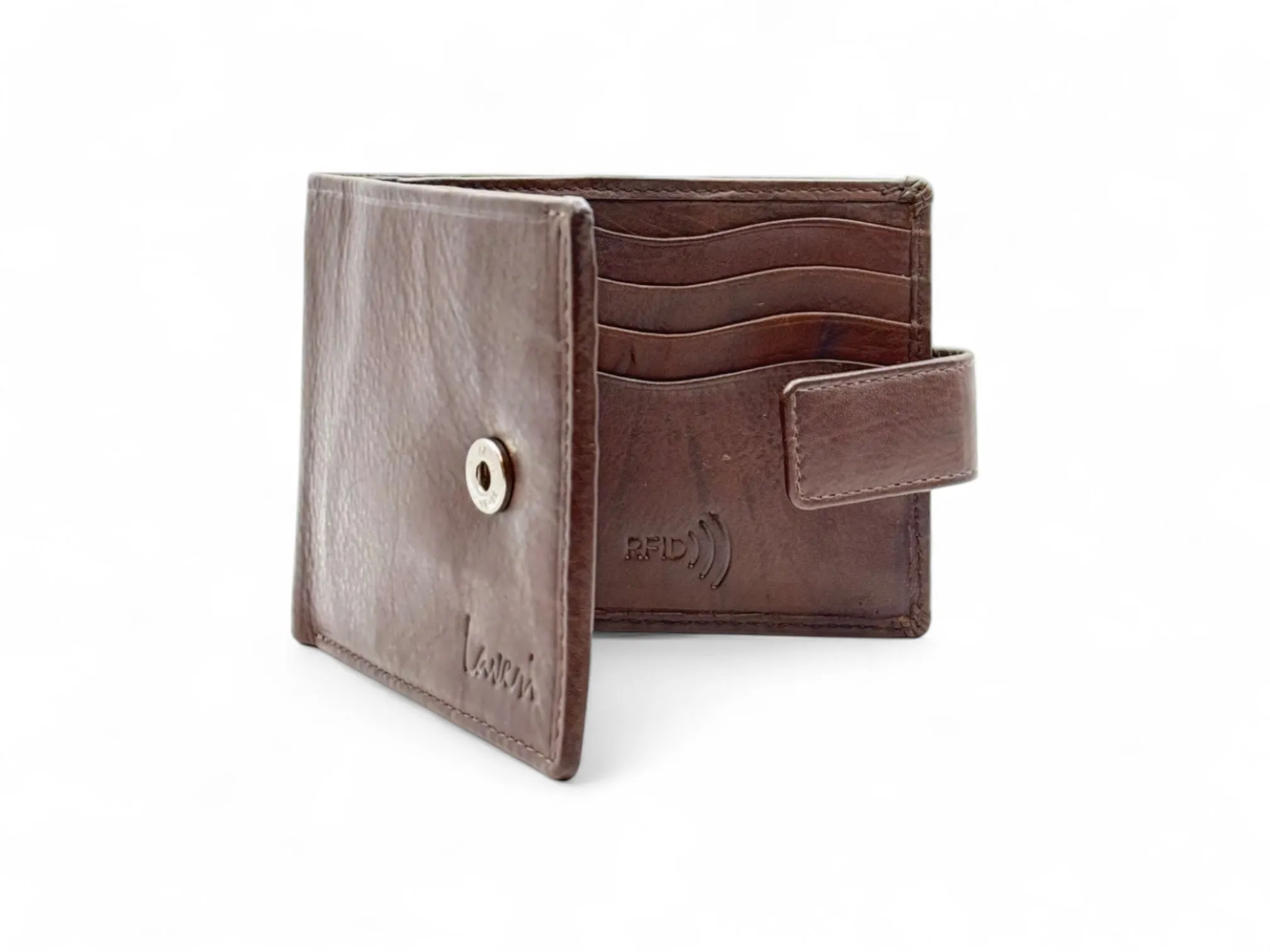 Smooth Premium 8 Card Billfold RFID Wallet|Loop #1608L