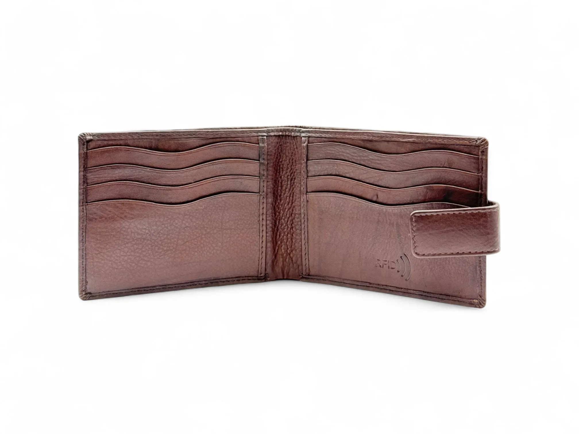 Smooth Premium 8 Card Billfold RFID Wallet|Loop #1608L