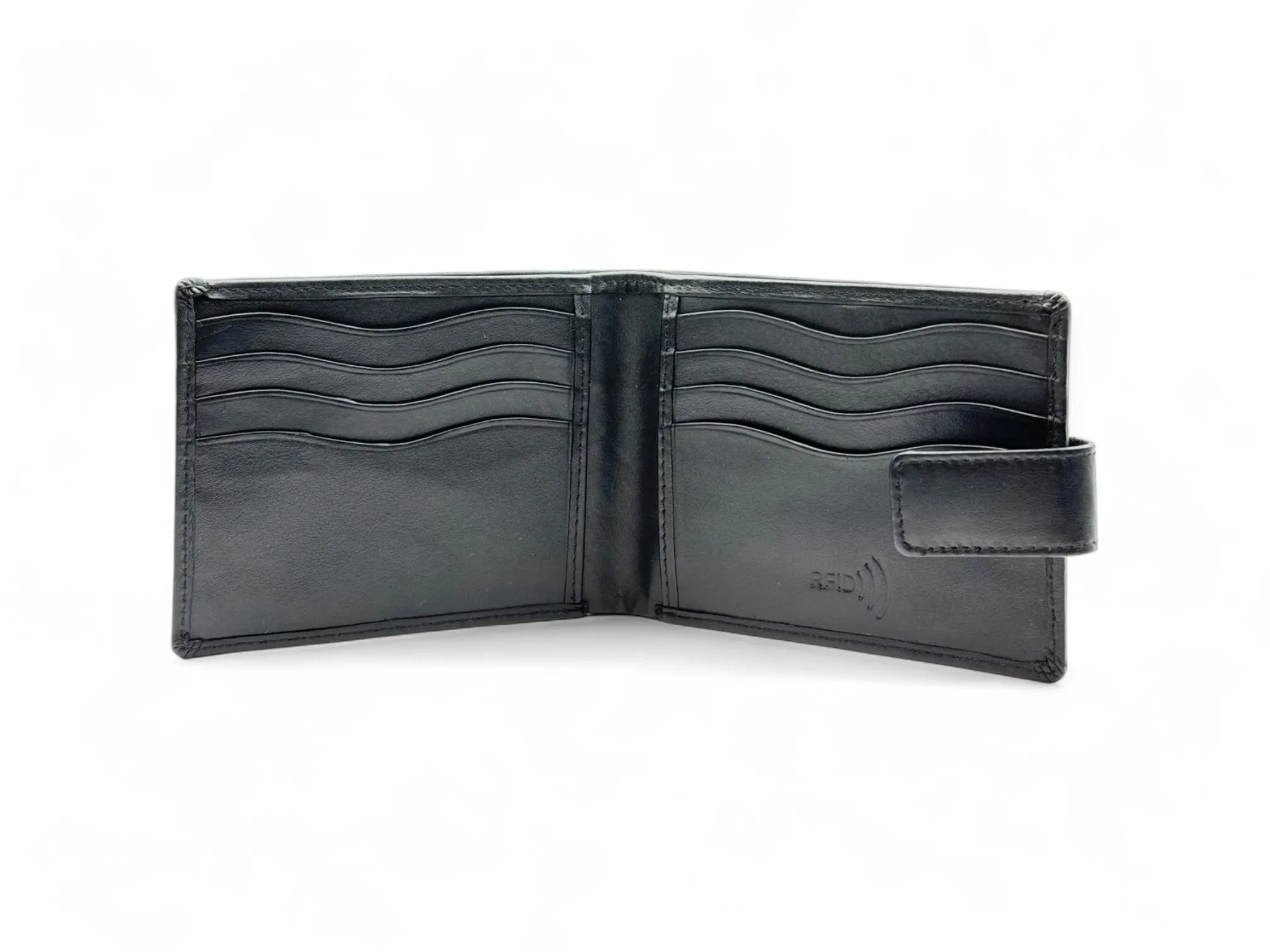 Smooth Premium 8 Card Billfold RFID Wallet|Loop #1608L