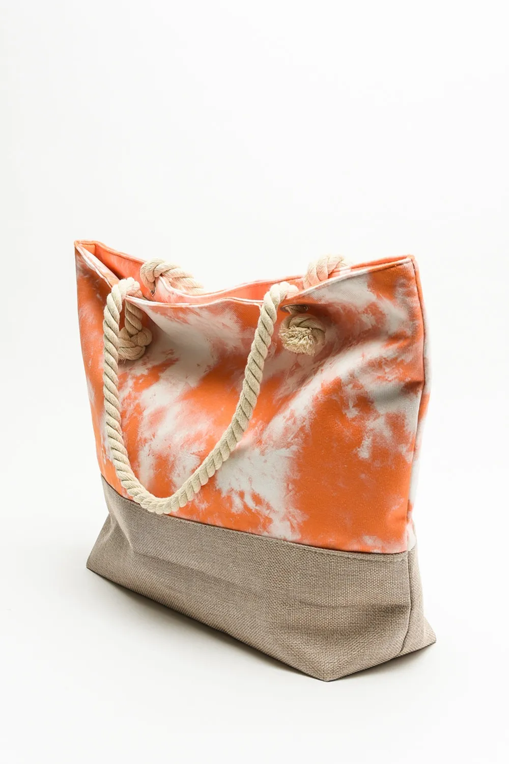 Spacious Tie-Dye Tote Bag