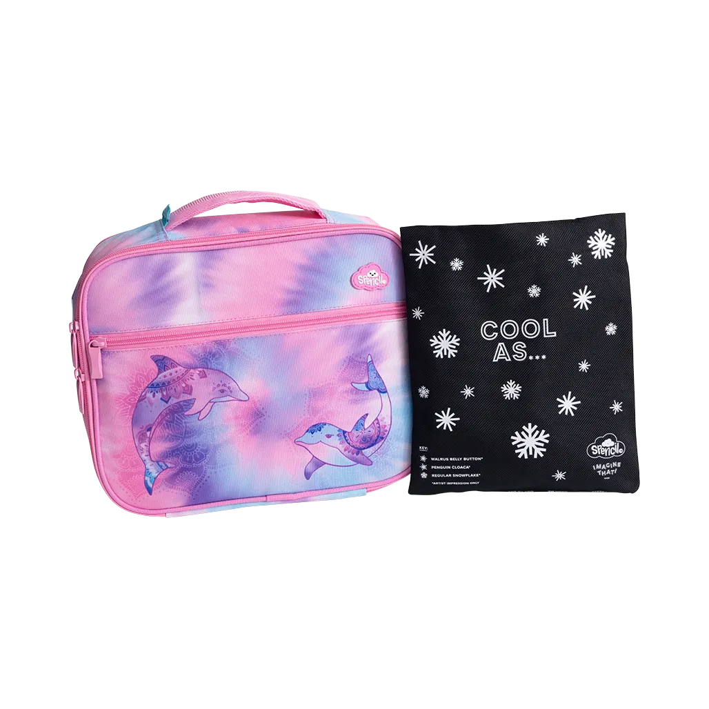 SPENCIL BIG COOLER LUNCH BAG CHILL PACK-TIE-DYE SPLASH