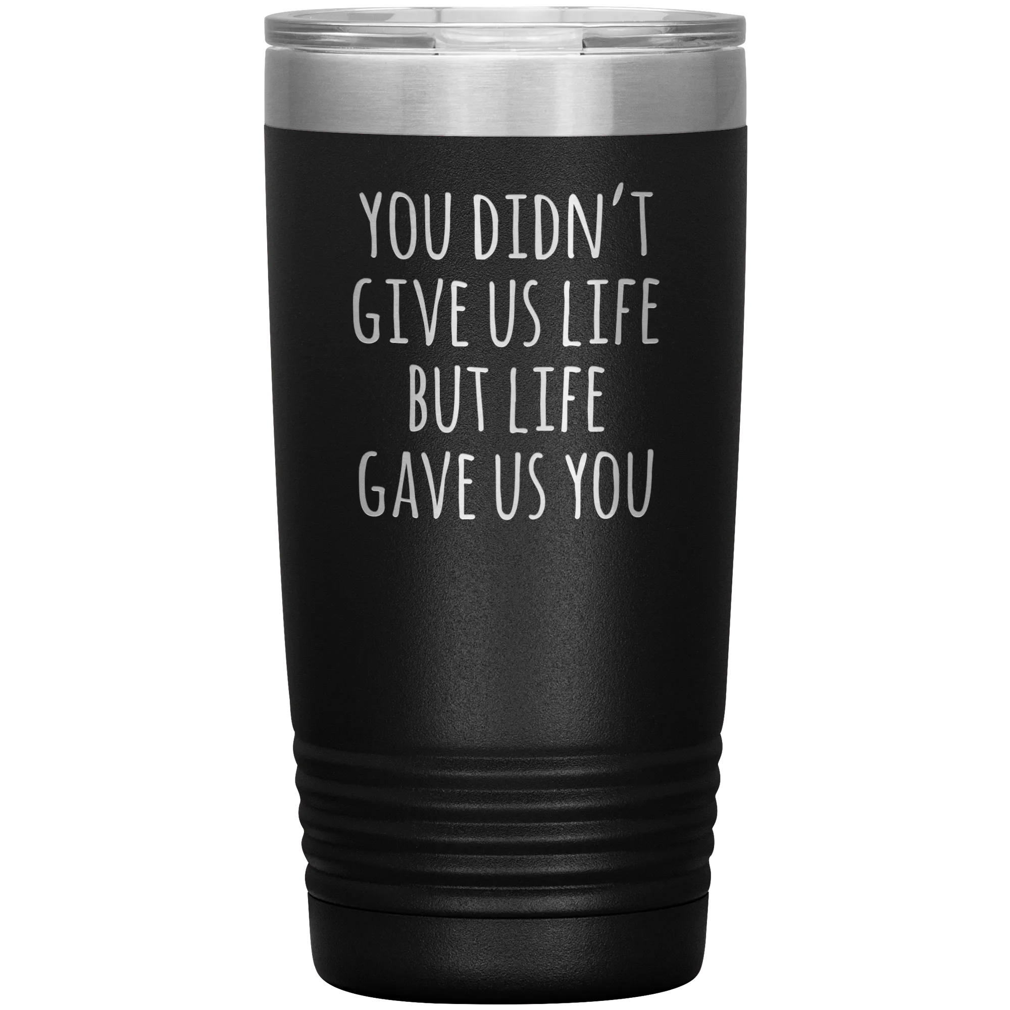 Stepmom Gift Idea for Stepmother Adoptive Mom Mother's Day Present From Us Stemless Insulated Tumbler Hot Cold BPA Free 20oz Travel Coffee Cup