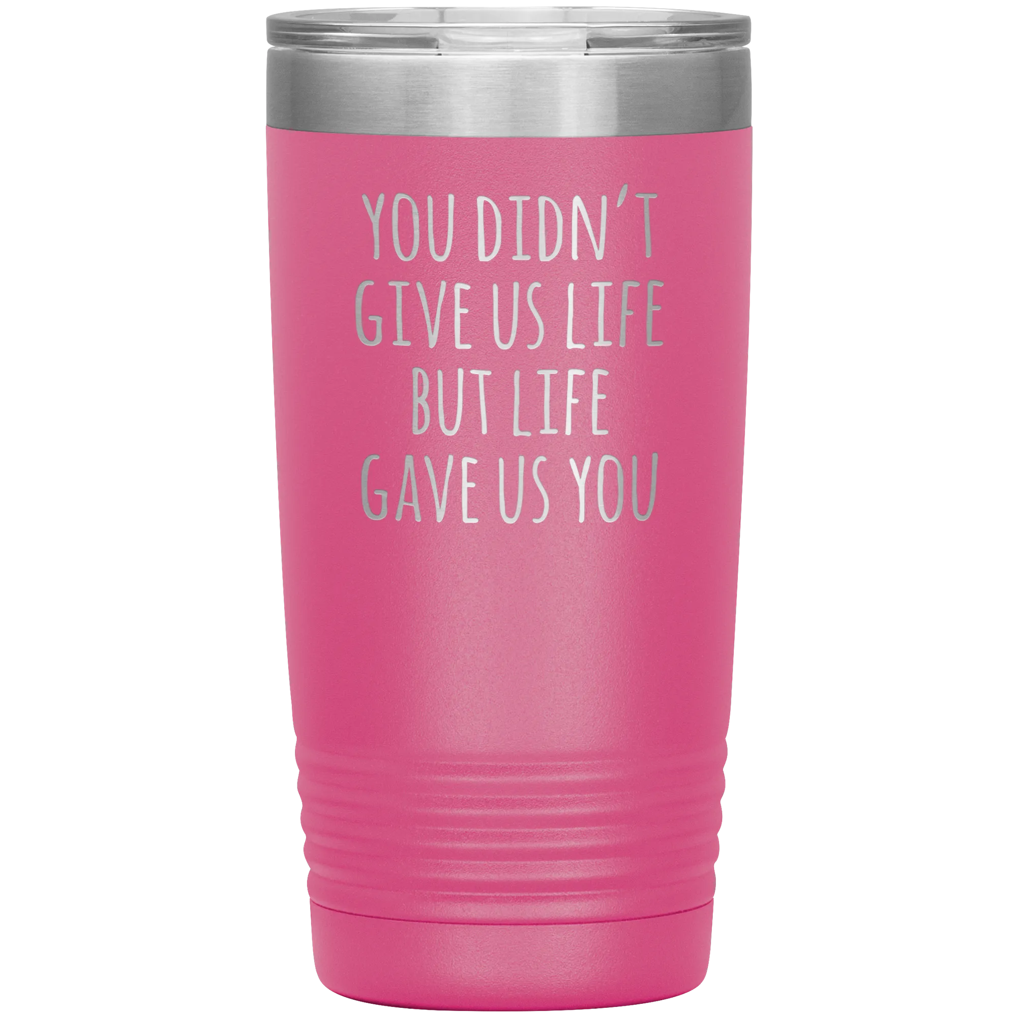 Stepmom Gift Idea for Stepmother Adoptive Mom Mother's Day Present From Us Stemless Insulated Tumbler Hot Cold BPA Free 20oz Travel Coffee Cup