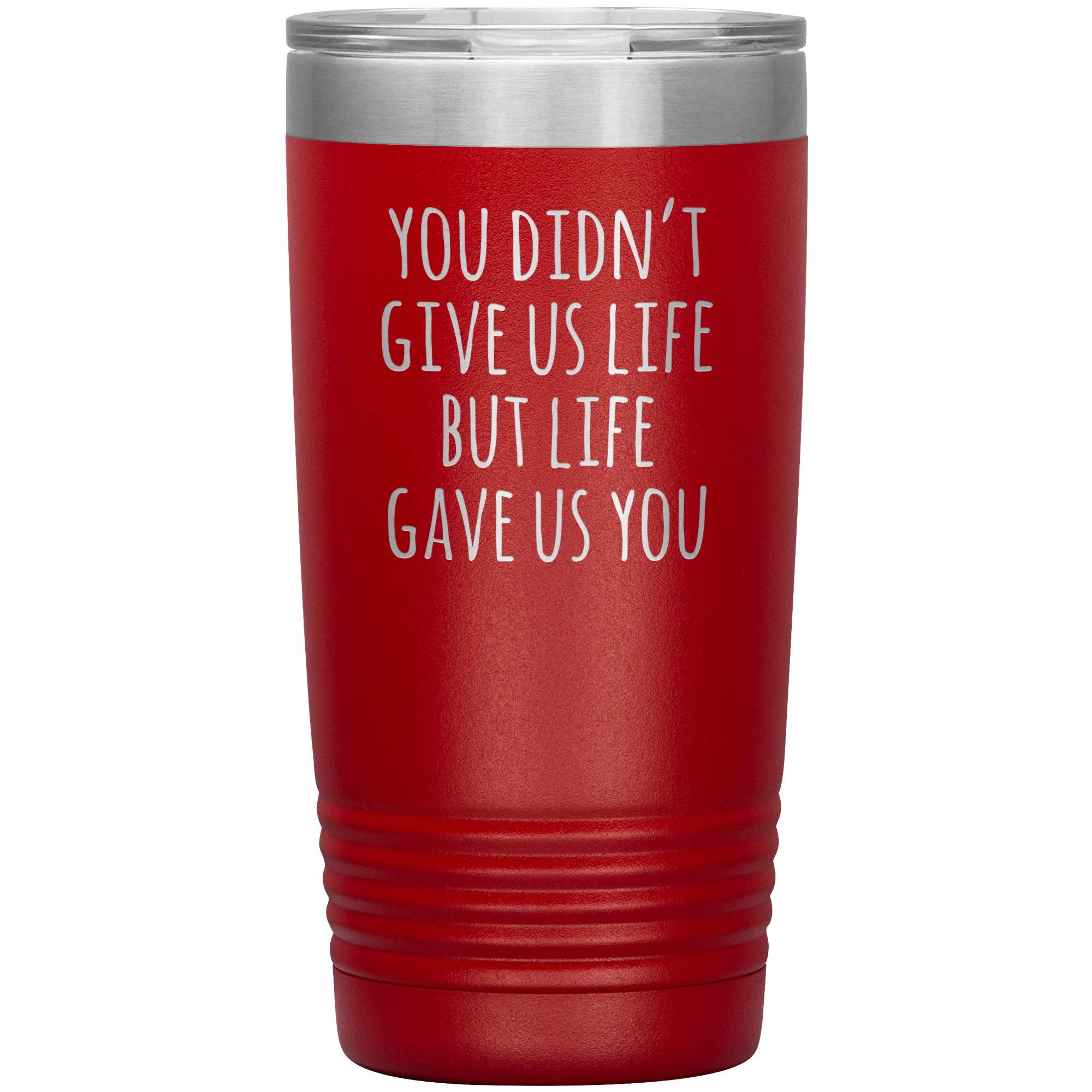 Stepmom Gift Idea for Stepmother Adoptive Mom Mother's Day Present From Us Stemless Insulated Tumbler Hot Cold BPA Free 20oz Travel Coffee Cup