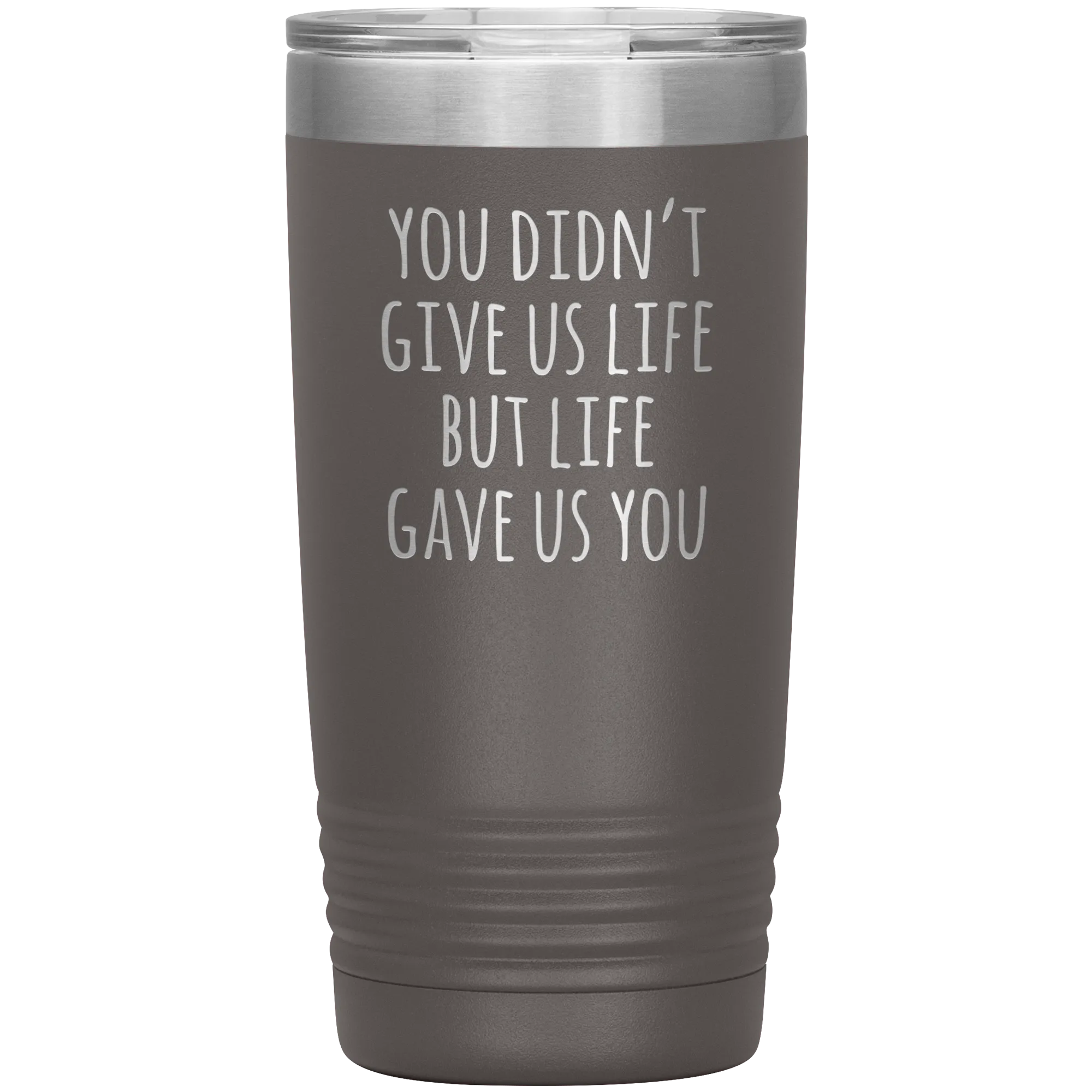 Stepmom Gift Idea for Stepmother Adoptive Mom Mother's Day Present From Us Stemless Insulated Tumbler Hot Cold BPA Free 20oz Travel Coffee Cup