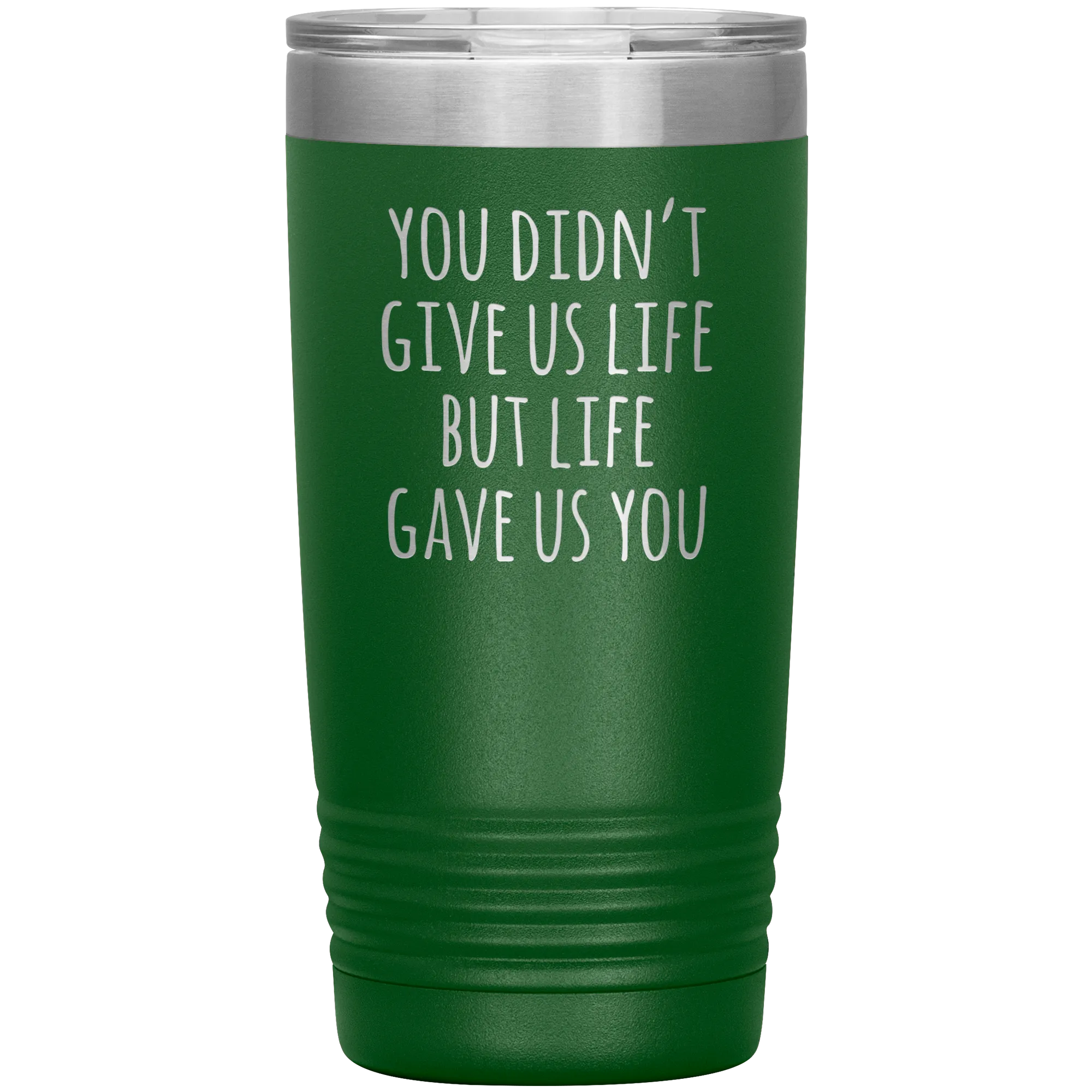 Stepmom Gift Idea for Stepmother Adoptive Mom Mother's Day Present From Us Stemless Insulated Tumbler Hot Cold BPA Free 20oz Travel Coffee Cup