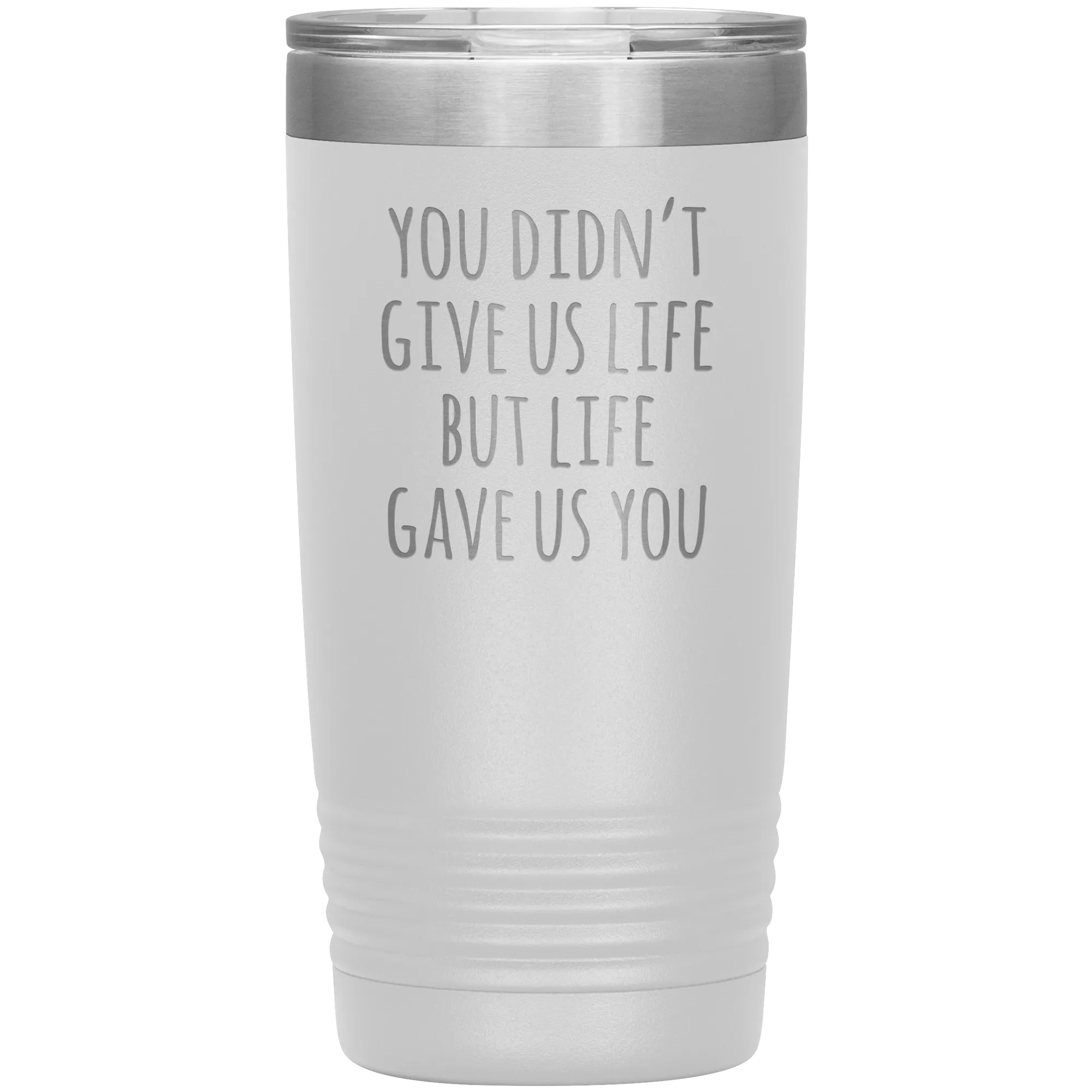 Stepmom Gift Idea for Stepmother Adoptive Mom Mother's Day Present From Us Stemless Insulated Tumbler Hot Cold BPA Free 20oz Travel Coffee Cup