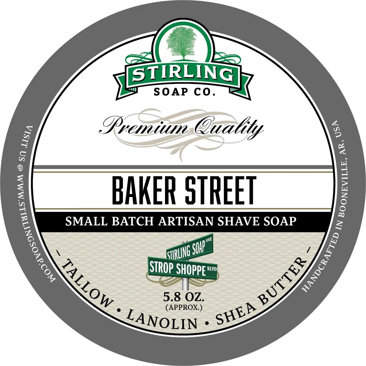 Stirling Soap SHAVE SOAP Baker Street