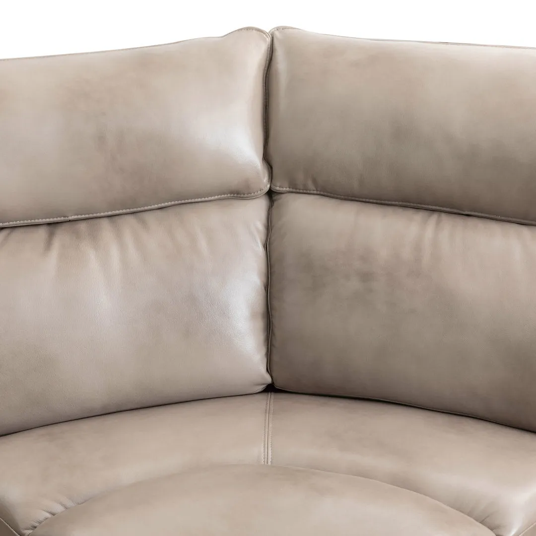 Stonebrook Genuine Leather Left Hand Facing Reclining Corner Sectional Wildon Home®