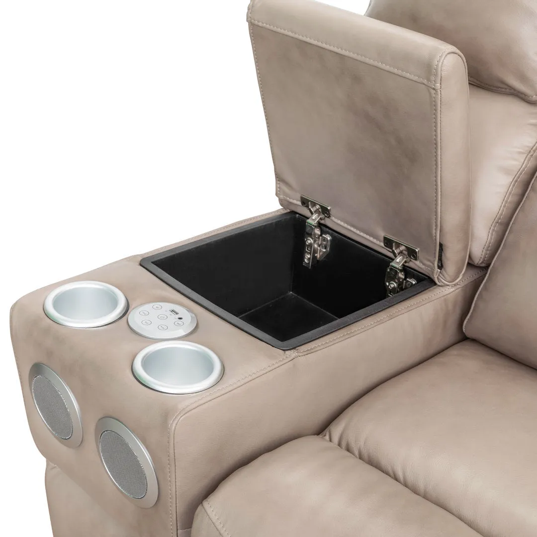 Stonebrook Genuine Leather Left Hand Facing Reclining Corner Sectional Wildon Home®