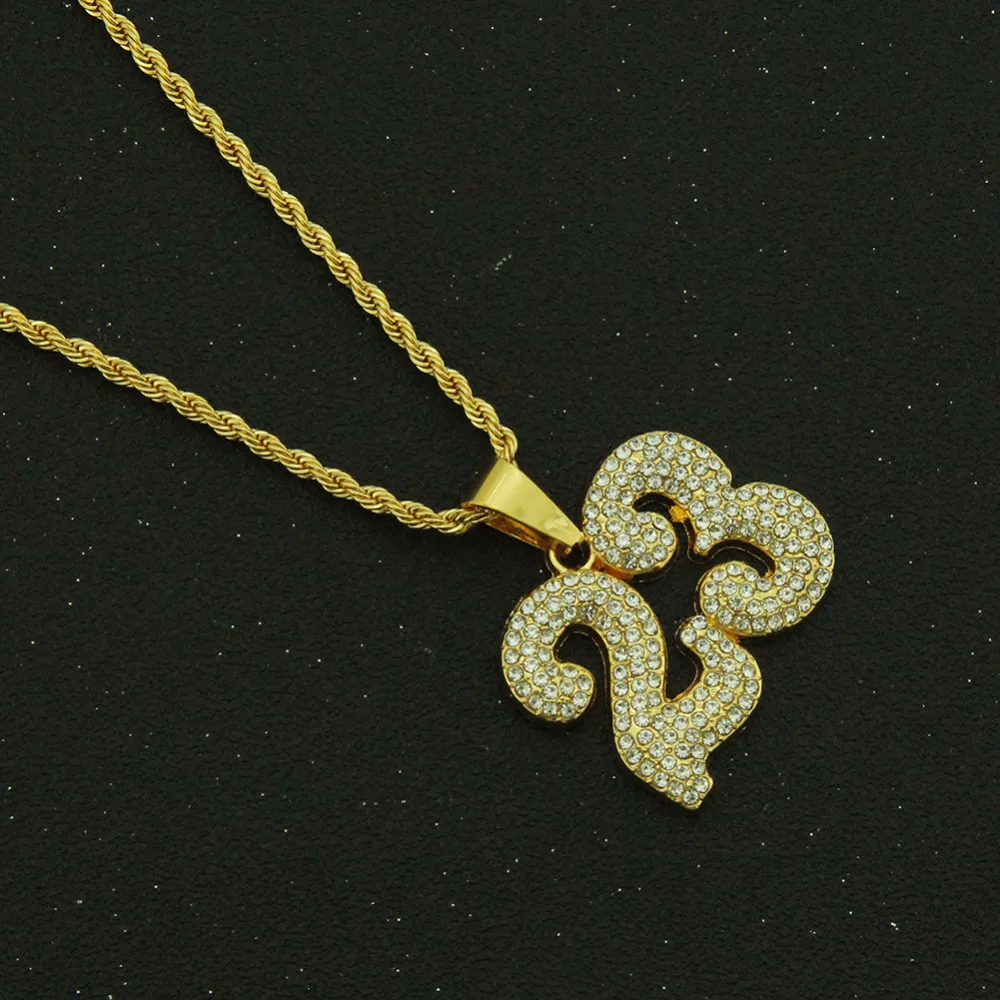 Street 23 Number Necklace