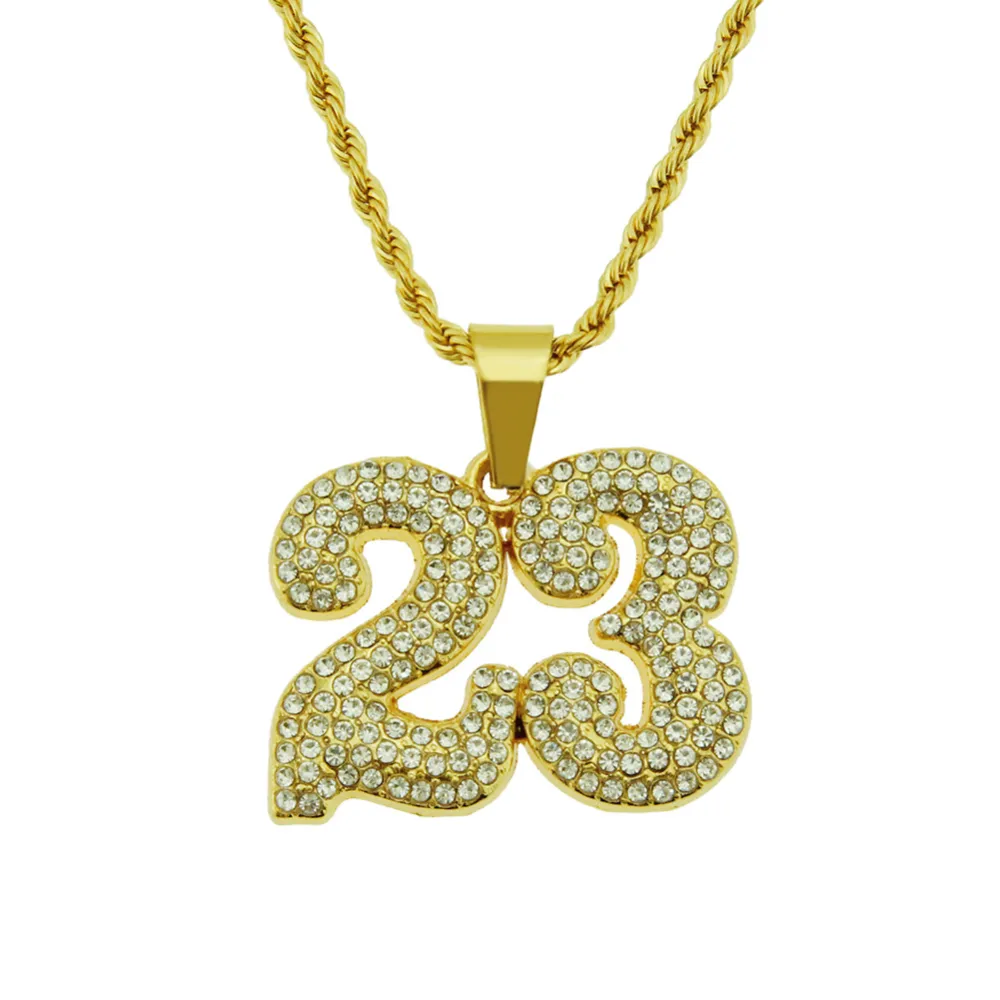 Street 23 Number Necklace
