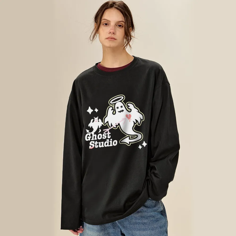 Street Devil Print Sweatshirt