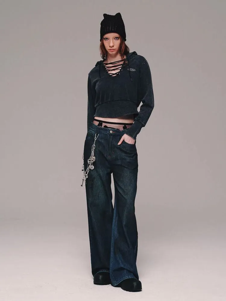 Street style short sweatshirt【s0000011466】