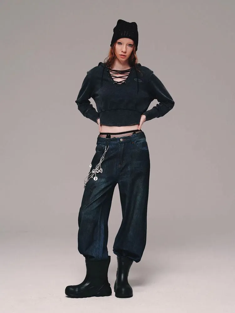 Street style short sweatshirt【s0000011466】