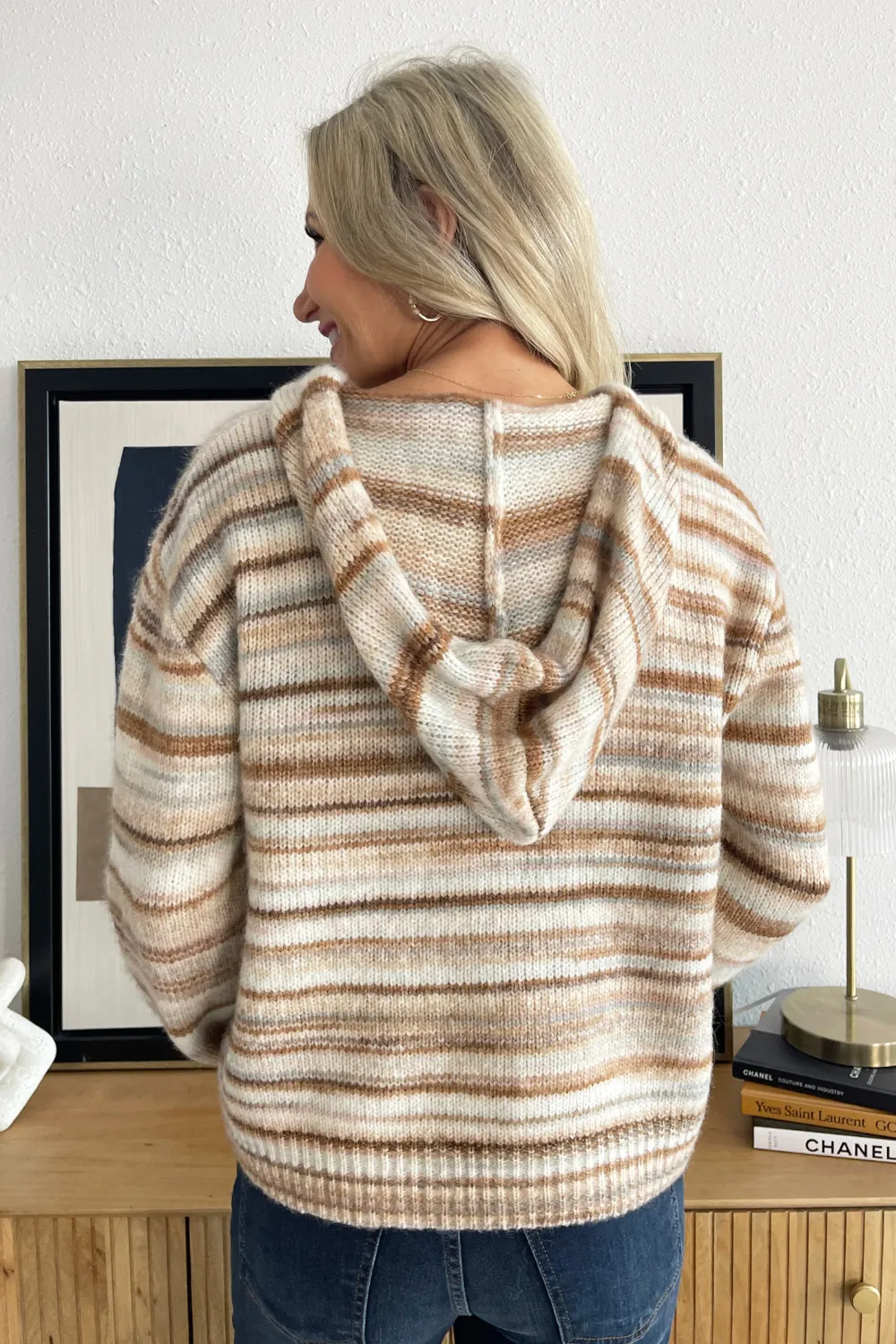 Striped Sweater Hoodie