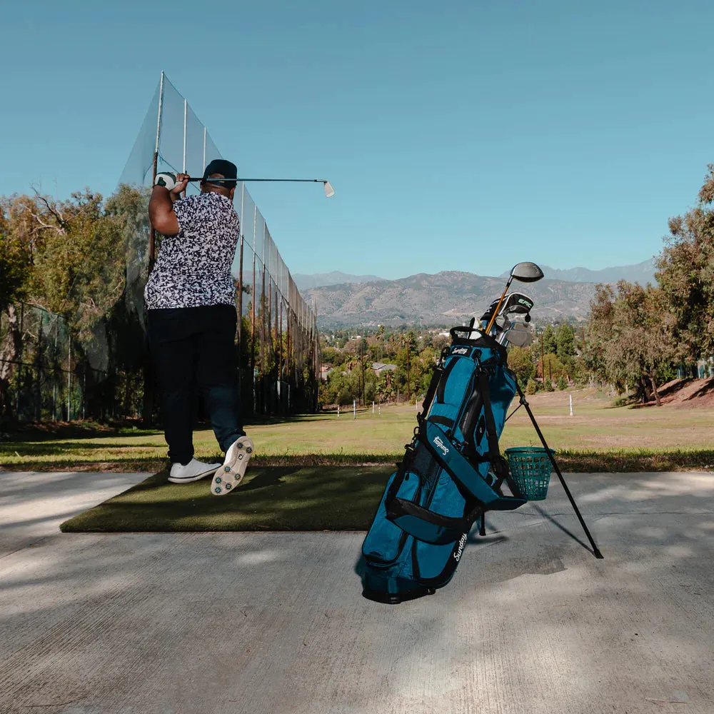 Sunday Golf El Camino Golf Stand Bag Black & Yellow (Bag Height 34")