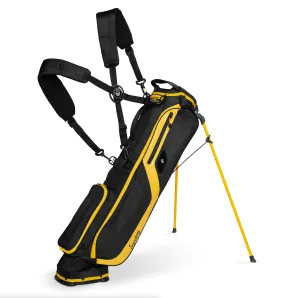 Sunday Golf El Camino Golf Stand Bag Black & Yellow (Bag Height 34")