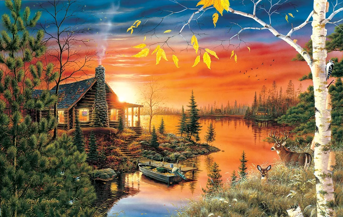 Sunsout 550pc Puzzle - Autumn Evening