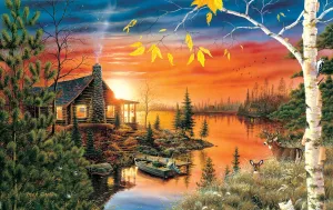 Sunsout 550pc Puzzle - Autumn Evening