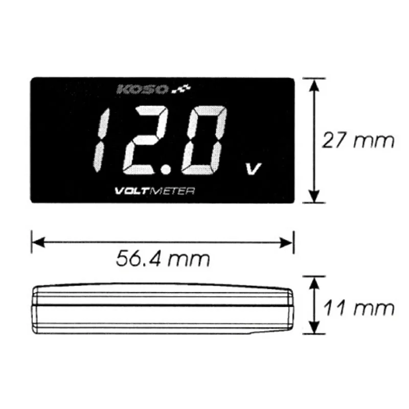 SUPER SLIM STYLE Voltmeter