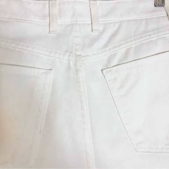 Talbots Vintage 90's Y2K White High Rise Denim Shorts