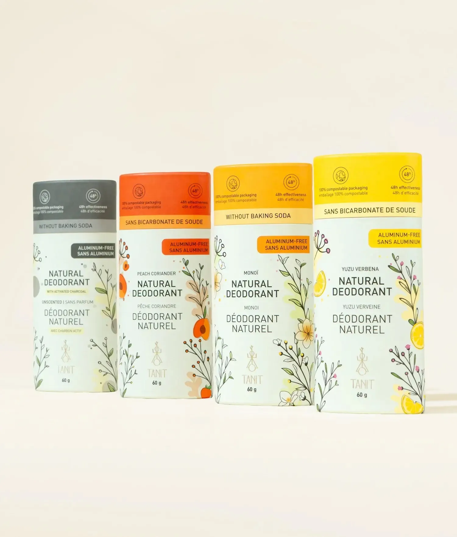 TANIT - Natural Solid Deodorant (NEW): Yuzu   Verbena