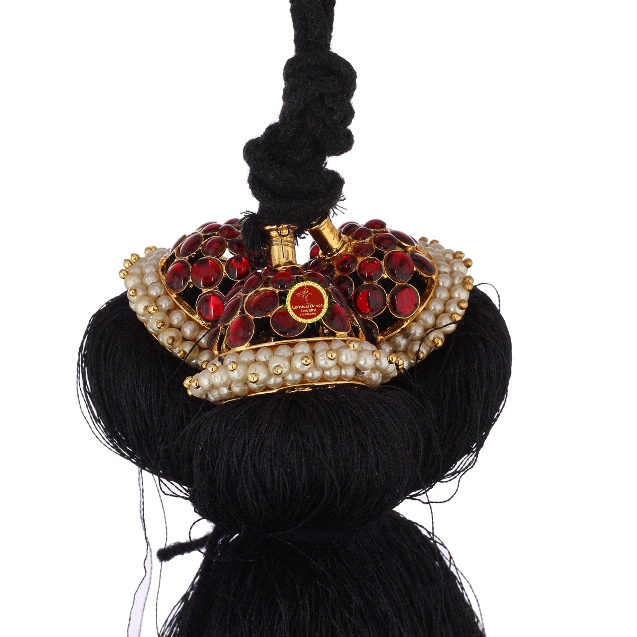 Temple Indian Jewelry Jada Tassel Kunjalam Kuchulu Kupullu | Bharatanatyam Kuchipudi Weddings | Classical Dance Jewelry