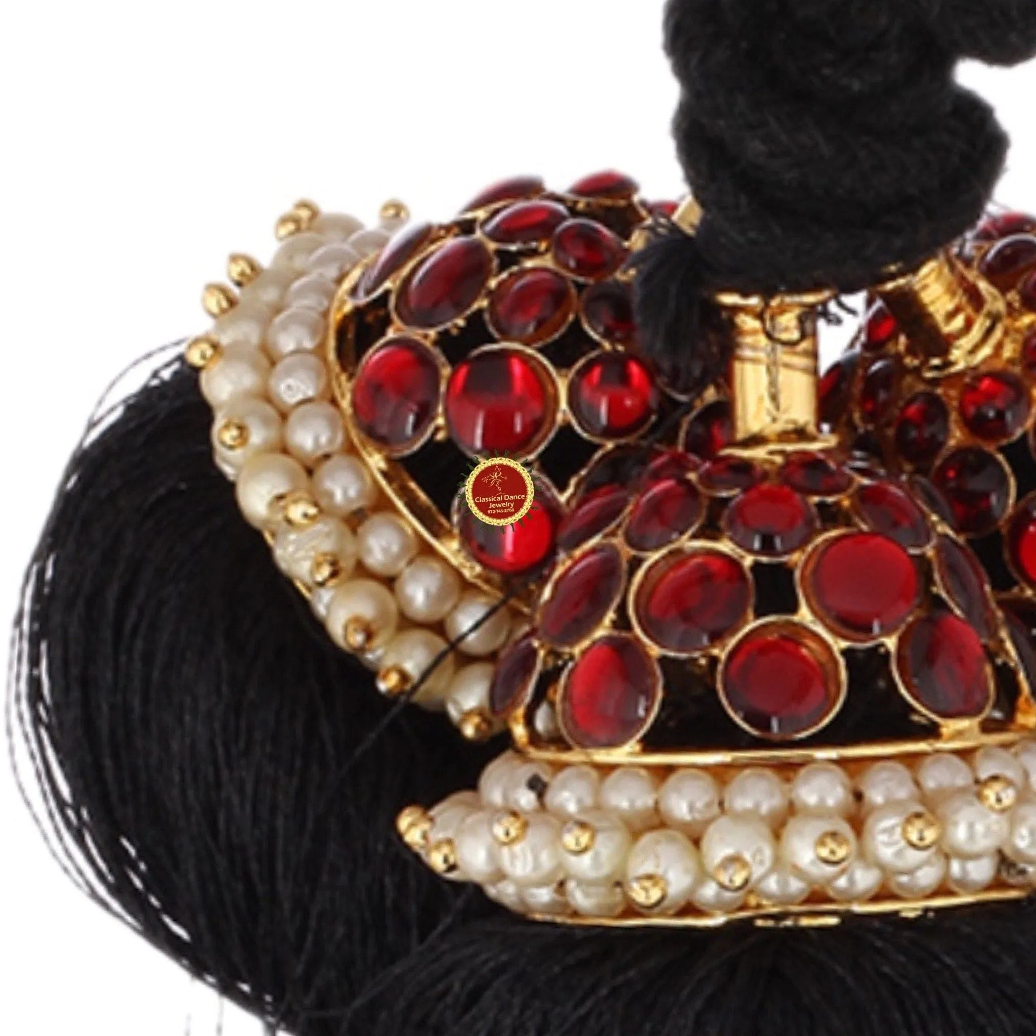Temple Indian Jewelry Jada Tassel Kunjalam Kuchulu Kupullu | Bharatanatyam Kuchipudi Weddings | Classical Dance Jewelry