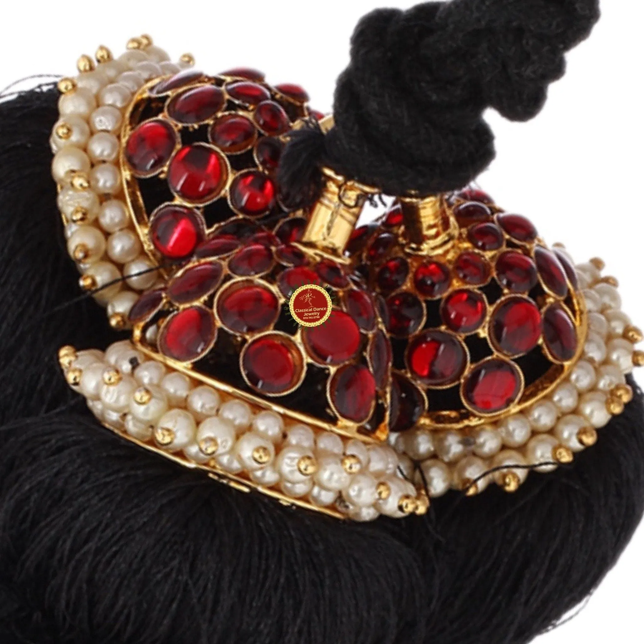 Temple Indian Jewelry Jada Tassel Kunjalam Kuchulu Kupullu | Bharatanatyam Kuchipudi Weddings | Classical Dance Jewelry