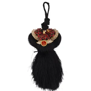 Temple Indian Jewelry Jada Tassel Kunjalam Kuchulu Kupullu | Bharatanatyam Kuchipudi Weddings | Classical Dance Jewelry
