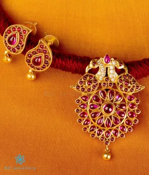 The Ojasvini Silver Rope Necklace Set