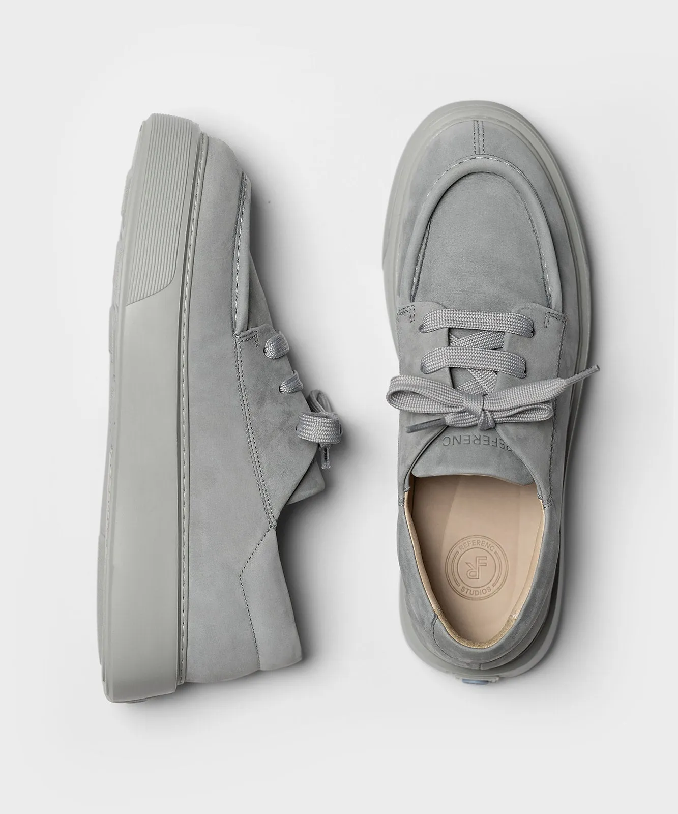 The Tahoe Light Grey Nubuck