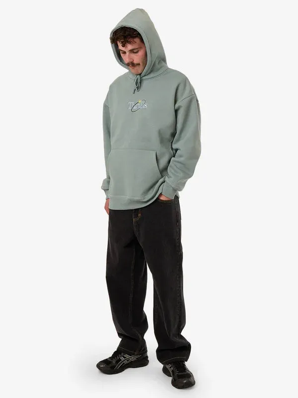 THRILLS AMBIENT CONNECTIONS SLOUCH PULL ON HOOD CHINOIS GREEN