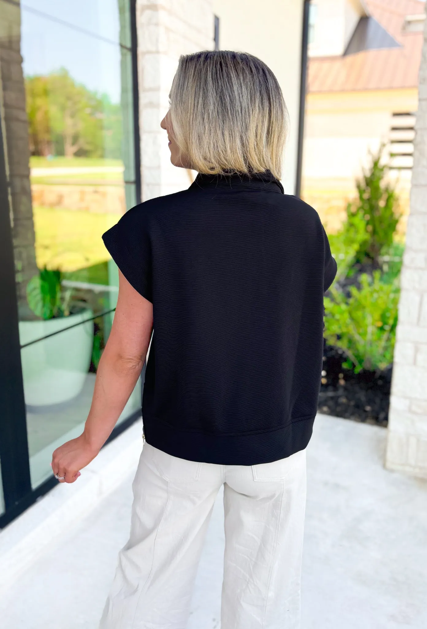 Time Well Spent Top in Black